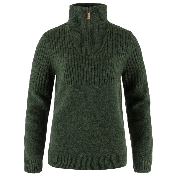 Женский шерстяной свитер с застежкой-молнией övik Fjällräven, Deep Forest
Женский шерстяной свитер с застежкой-молнией övik Fjällräven, Deep Forest