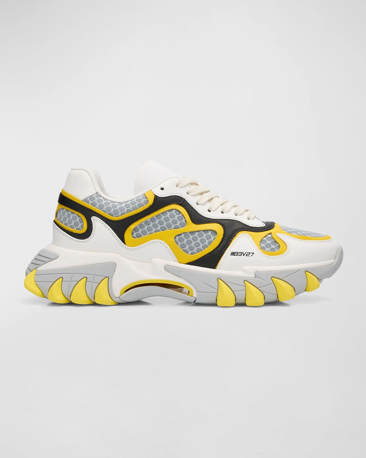 Мужские беговые кроссовки B-east из кожи и сетки Balmain, цвет White Multi
Мужские беговые кроссовки B-east из кожи и сетки Balmain, цвет White Multi