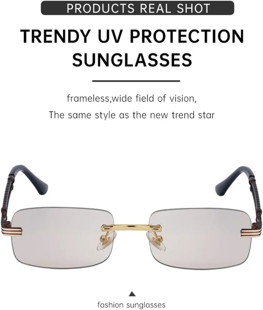 Маленькие прямоугольные солнцезащитные очки без оправы для мужчин, роскошные винтажные панк-очки, безрамочные солнцезащитные очки UV400 LVTFCO, C2goldbrown
Маленькие прямоугольные солнцезащитные очки без оправы для мужчин, роскошные винтажные панк-очки, безрамочные солнцезащитные очки UV400 LVTFCO, C2goldbrown