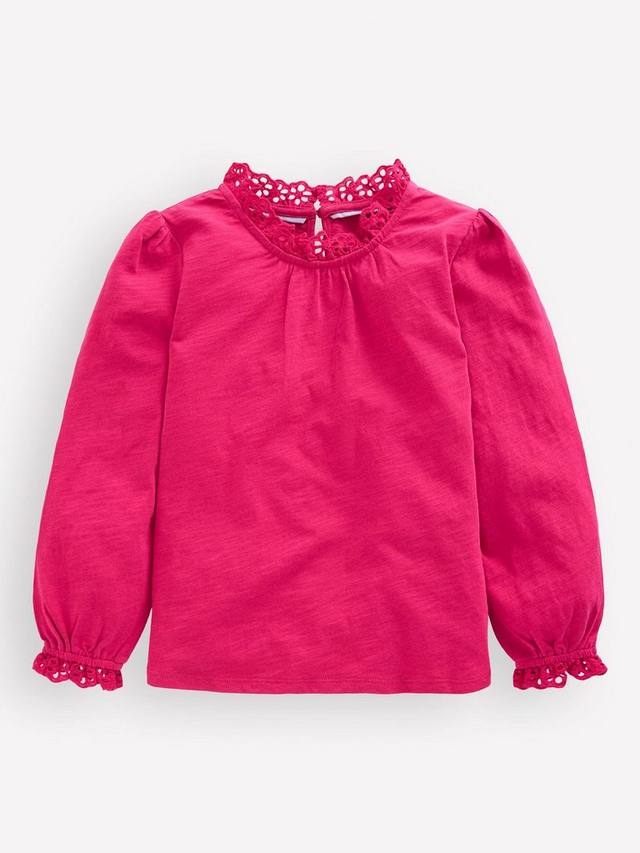 Детский хлопковый топ с длинными рукавами и отделкой брошери Mini Boden, Cherry Jam
Детский хлопковый топ с длинными рукавами и отделкой брошери Mini Boden, Cherry Jam