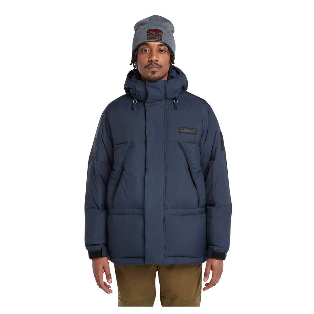 Парка Timberland DWR Recycled Down Puffer, синий 
Парка Timberland DWR Recycled Down Puffer, синий