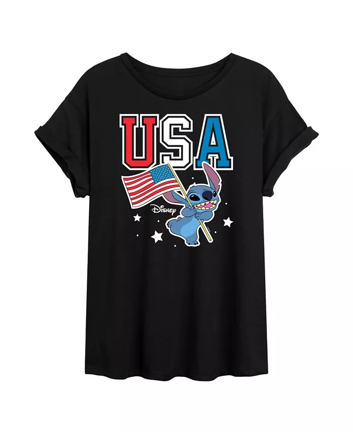 Футболка большого размера Trendy Juniors с принтом флага Лило и Стича Hybrid Apparel, черный
Футболка большого размера Trendy Juniors с принтом флага Лило и Стича Hybrid Apparel, черный