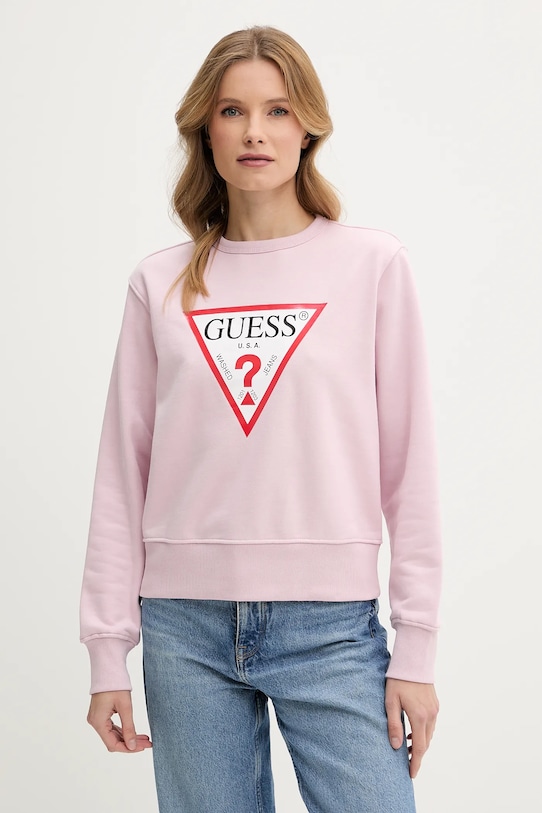 Толстовка Guess, розовый
Толстовка Guess, розовый