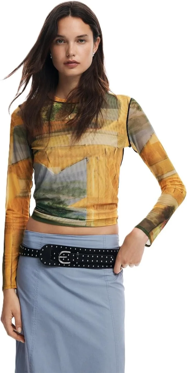 Desigual Женская Футболка с Длинным Рукавом
Desigual Женская Футболка с Длинным Рукавом