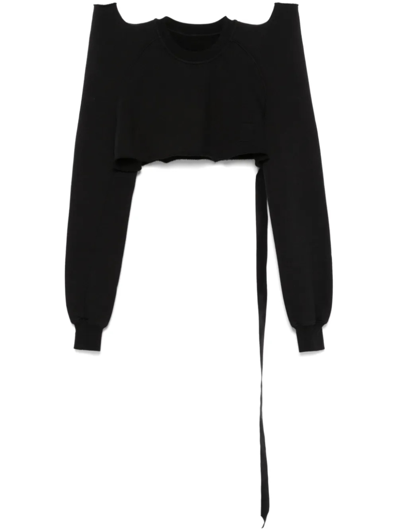 Rick Owens DRKSHDW укороченная толстовка, черный
Rick Owens DRKSHDW укороченная толстовка, черный