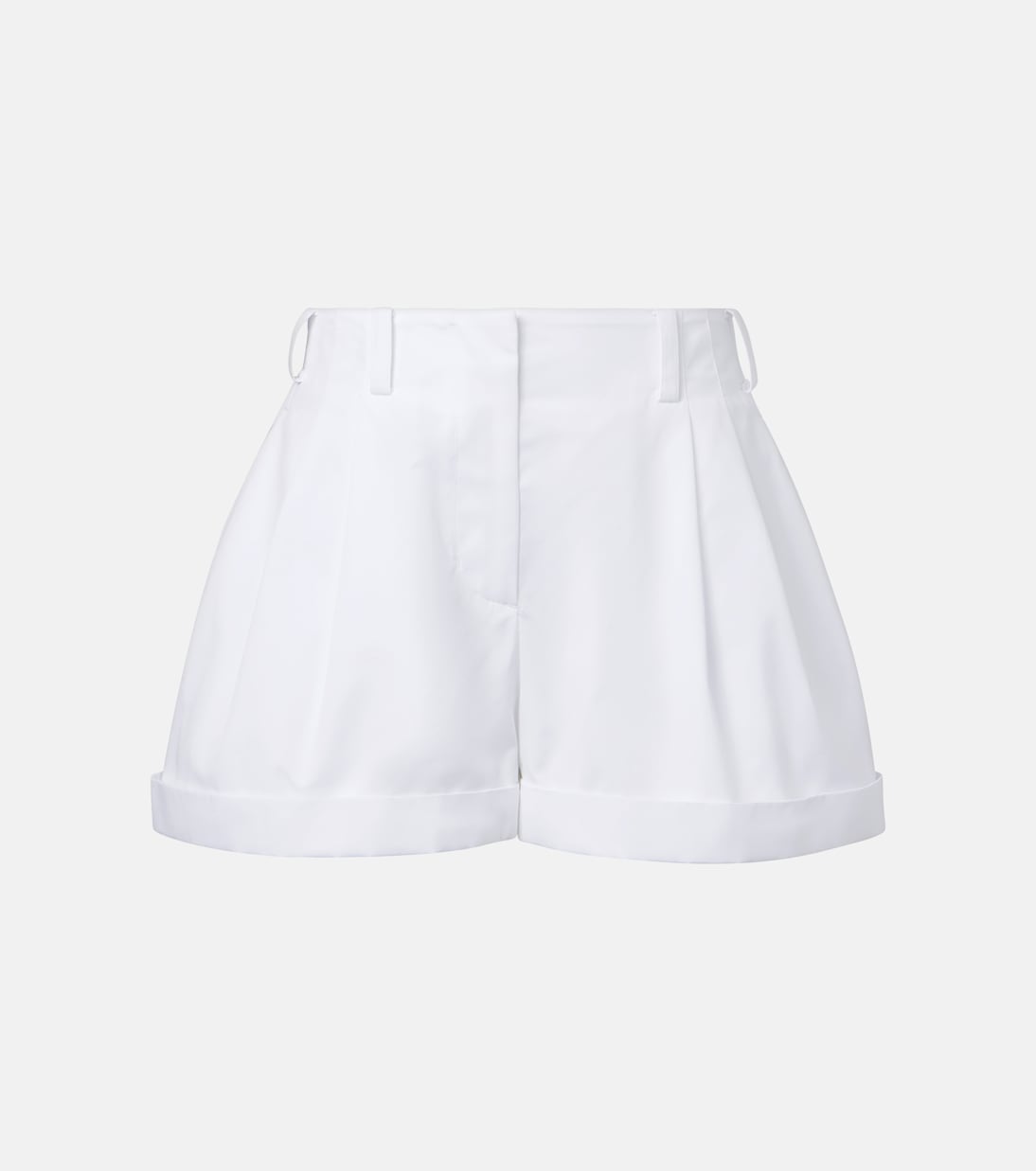 Шорты из хлопкового поплина с плиссировкой Givenchy, белый
Шорты из хлопкового поплина с плиссировкой Givenchy, белый