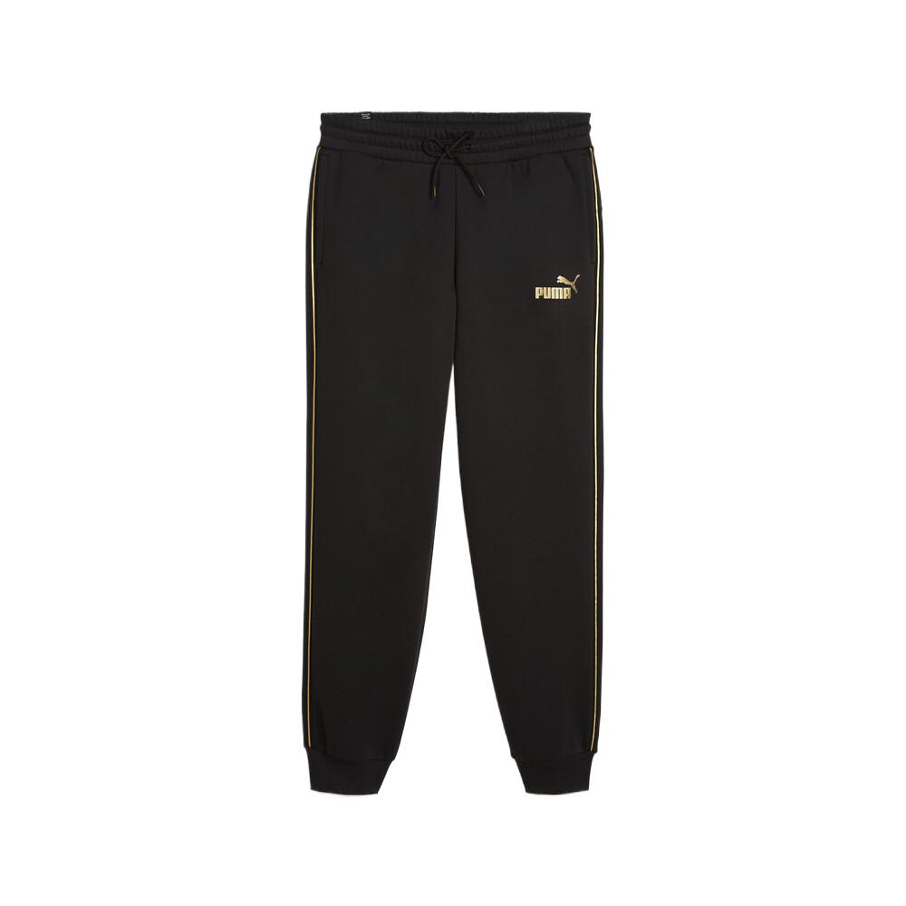 PUMA Эластичные спортивные штаны Essentials+MINIMAL GOLD TAPE вязаные женские black
PUMA Эластичные спортивные штаны Essentials+MINIMAL GOLD TAPE вязаные женские black