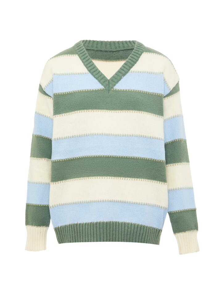 Пуловер Jalene, цвет blau mehrfarbig streifen 
Пуловер Jalene, цвет blau mehrfarbig streifen