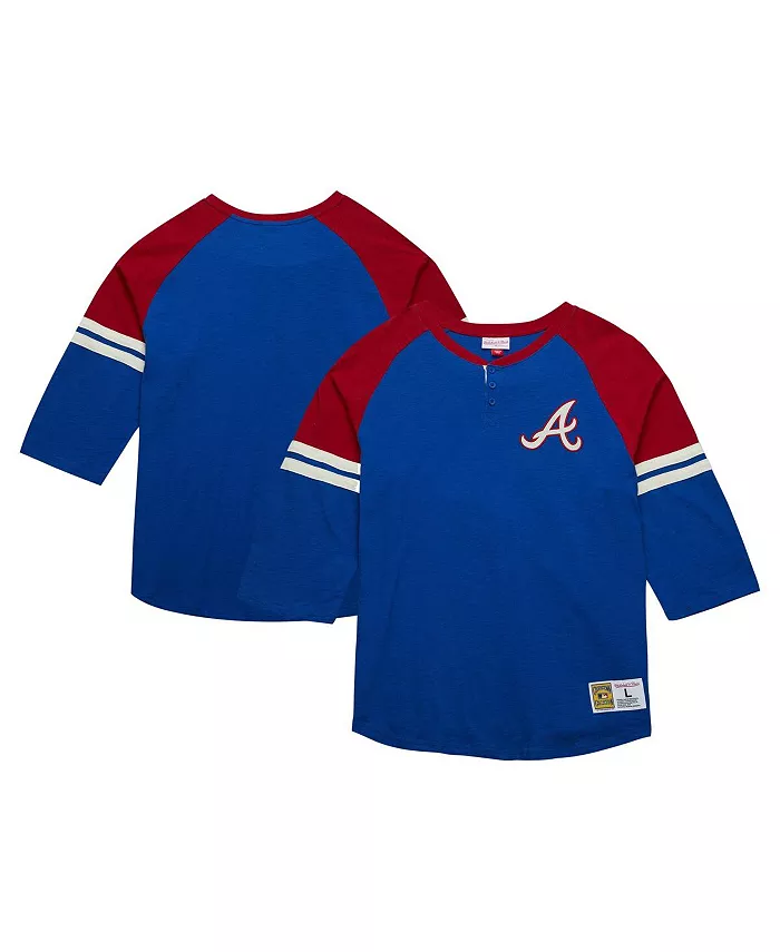 Мужская футболка с 3/4 рукавом Legendary Raglan Slub Henley из коллекции Cooperstown Atlanta Braves Mitchell & Ness
Мужская футболка с 3/4 рукавом Legendary Raglan Slub Henley из коллекции Cooperstown Atlanta Braves Mitchell & Ness