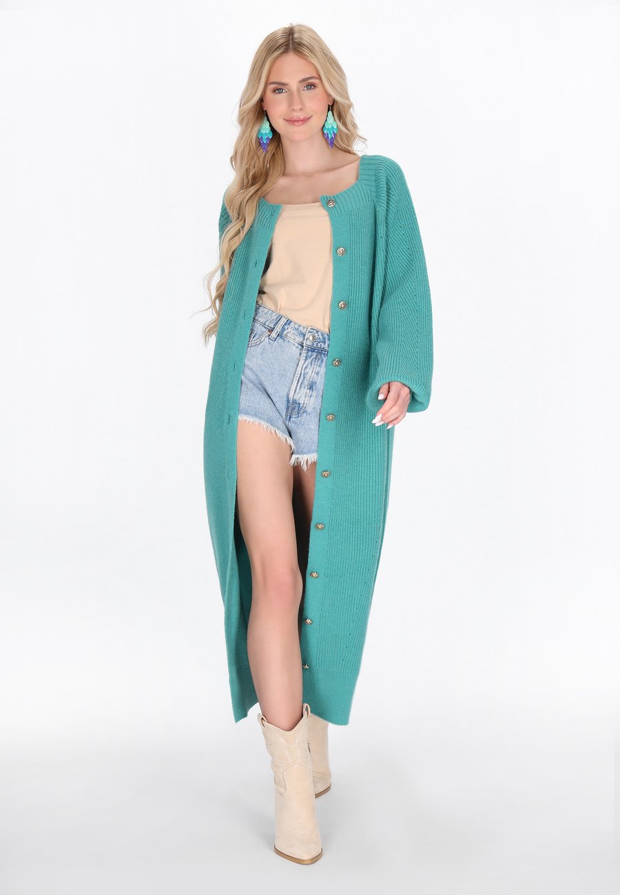 Кардиган IZIA Cardigan, Turquoise
Кардиган IZIA Cardigan, Turquoise