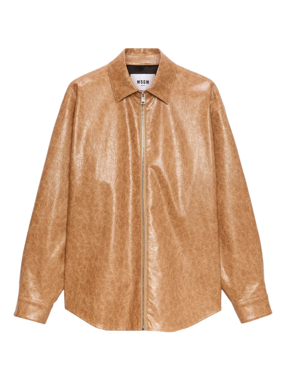 Пальто на молнии с воротником Msgm, нейтральный
Пальто на молнии с воротником Msgm, нейтральный