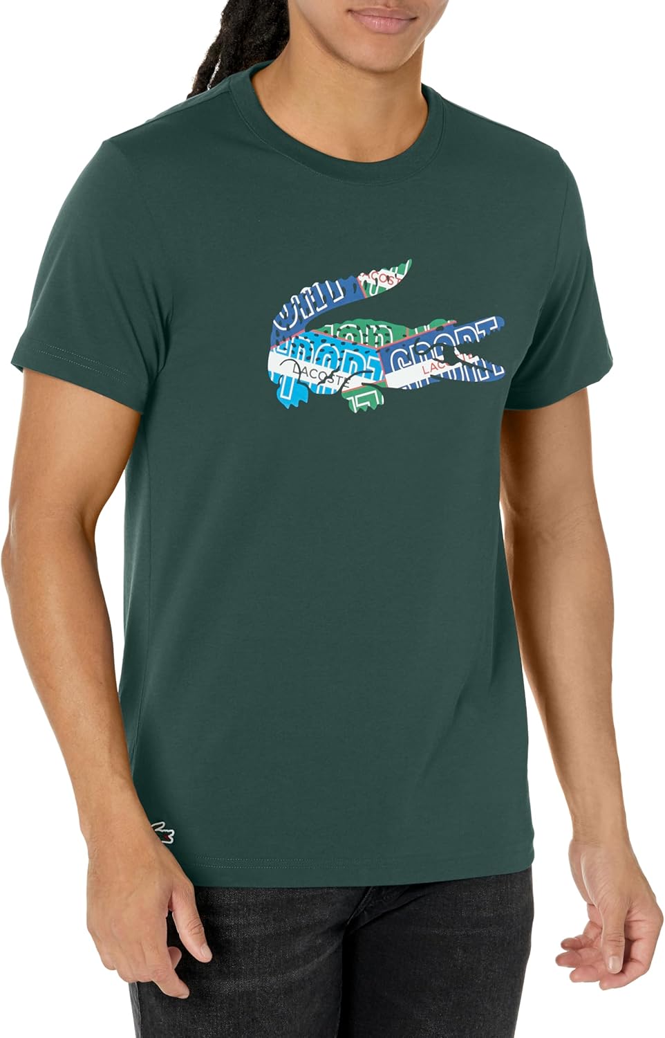 Мужская спортивная футболка Lacoste из хлопкового джерси, Forest Green, Зеленый, Мужская спортивная футболка Lacoste из хлопкового джерси, Forest Green
Мужская спортивная футболка Lacoste из хлопкового джерси, Forest Green, Зеленый, Мужская спортивная футболка Lacoste из хлопкового джерси, Forest Green