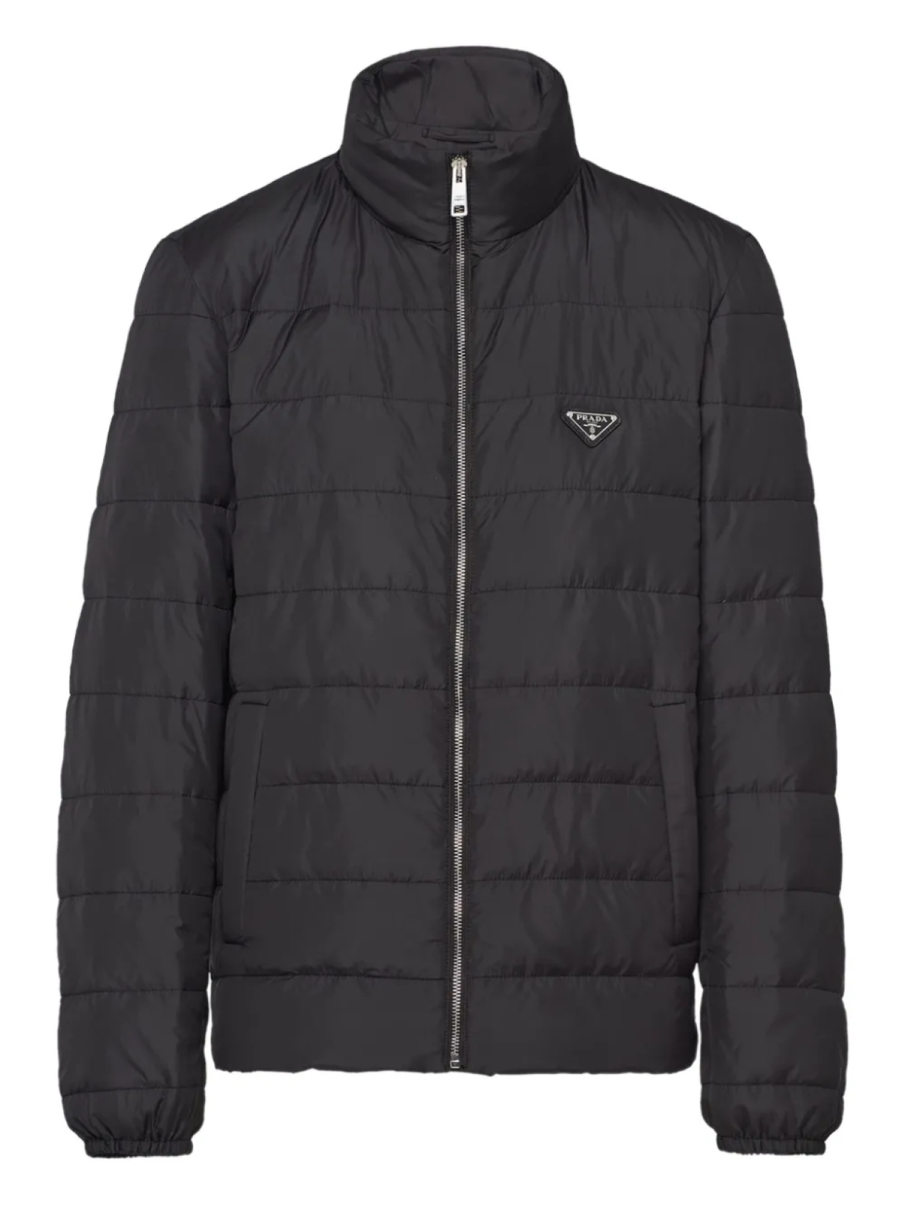 Пуховик с логотипом Prada, черный
Пуховик с логотипом Prada, черный