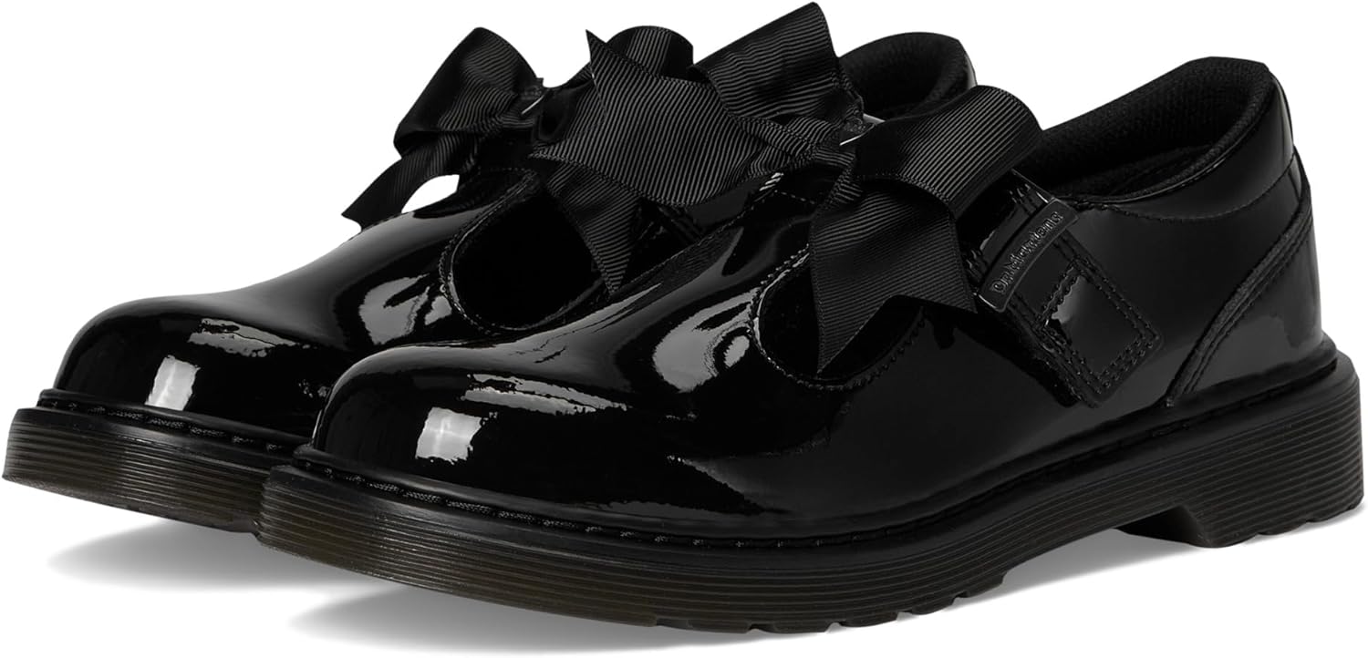 Dr. Martens Girl's Polley II Bow Y (Big Kid) Mary Jane Flat, Black
Dr. Martens Girl's Polley II Bow Y (Big Kid) Mary Jane Flat, Black