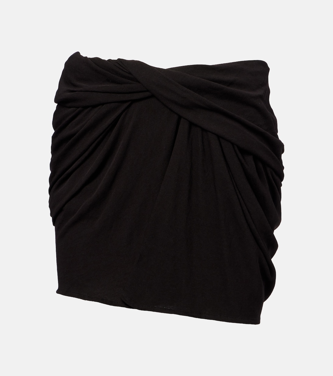 Собранная мини-юбка из хлопкового джерси с добавками Entire Studios, Soot
Собранная мини-юбка из хлопкового джерси с добавками Entire Studios, Soot