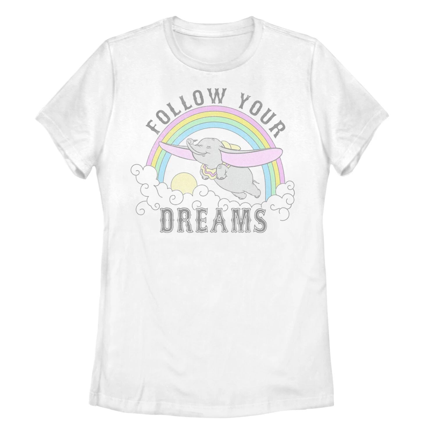 Футболка Disney Dumbo для юниоров «Следуй за своей мечтой» Licensed Character 
Футболка Disney Dumbo для юниоров «Следуй за своей мечтой» Licensed Character