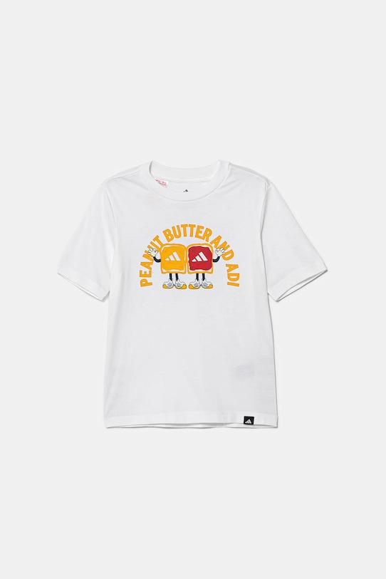 Детская хлопковая футболка Adidas, белый
Детская хлопковая футболка Adidas, белый