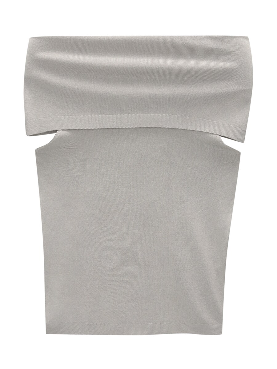 Вязаный топ Pull&Bear, светло-серый
Вязаный топ Pull&Bear, светло-серый