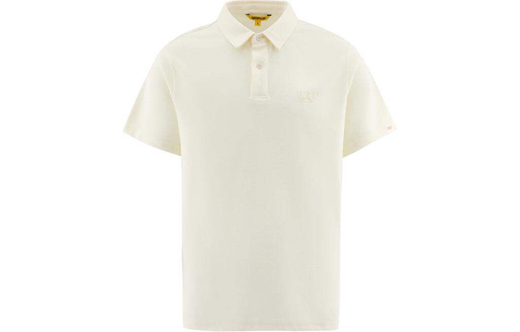 Мужская белая футболка поло CAT
Мужская белая футболка поло CAT