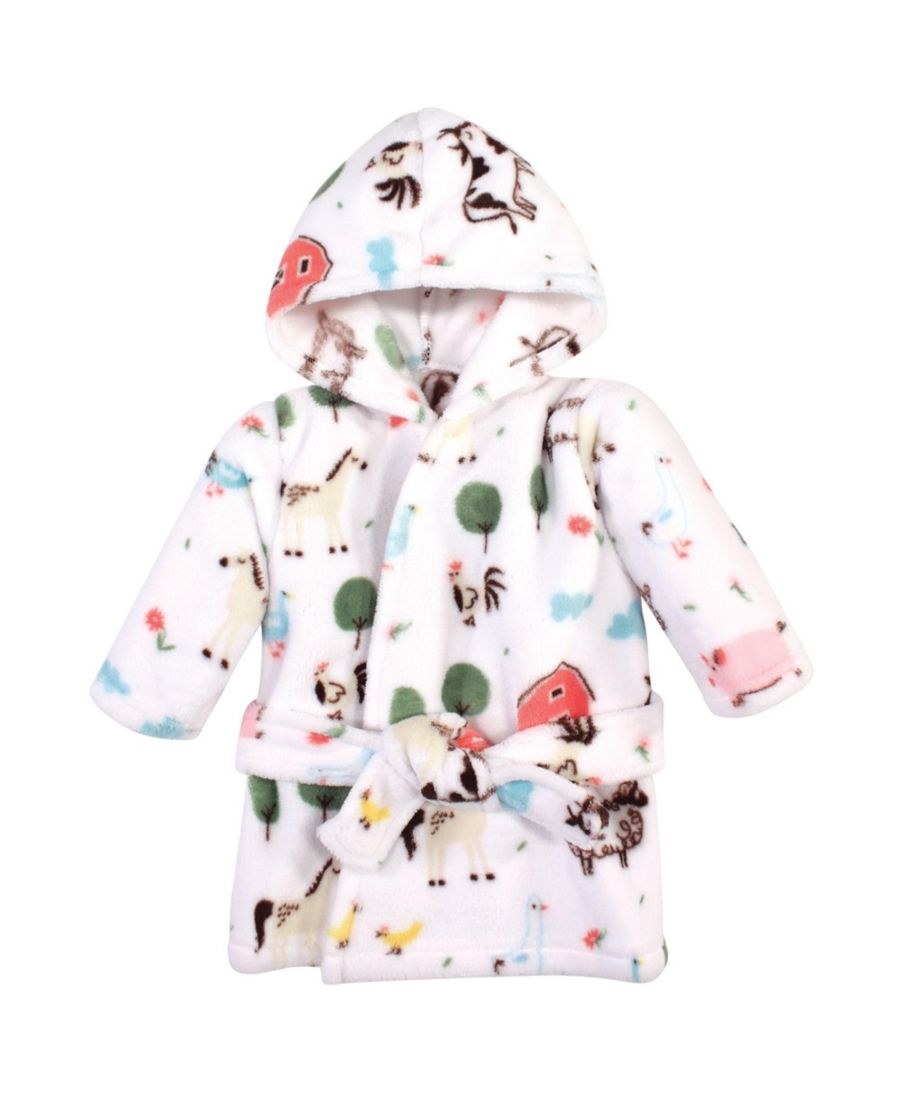 Мягкий халат с изображением мордочки плюшевого животного Hudson Baby, Girl farm animals
Мягкий халат с изображением мордочки плюшевого животного Hudson Baby, Girl farm animals