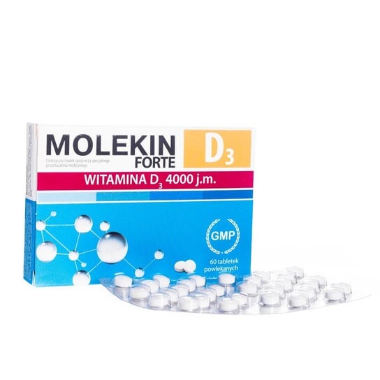 Molekin D3 Forte - препарат для специальных медицинских целей с витамином D3, 60 таблеток, покрытых оболочкой. Zdrovit
Molekin D3 Forte - препарат для специальных медицинских целей с витамином D3, 60 таблеток, покрытых оболочкой. Zdrovit