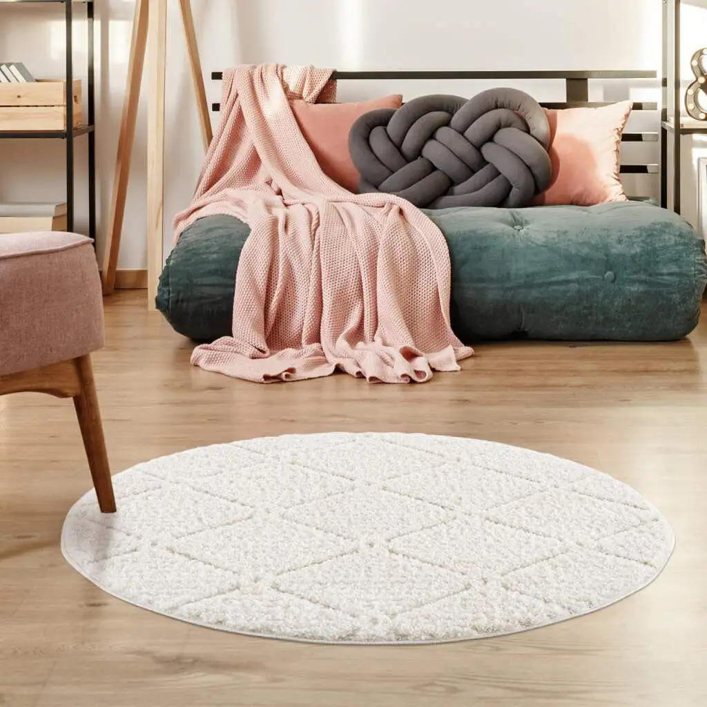 Ковер Carpet City с высоким ворсом "Фокус 2997", круглый, особенно мягкий, однотонный, с эффектом ромба, 3D-эффект Ø 120 см, цвет creme
Ковер Carpet City с высоким ворсом "Фокус 2997", круглый, особенно мягкий, однотонный, с эффектом ромба, 3D-эффект Ø 120 см, цвет creme