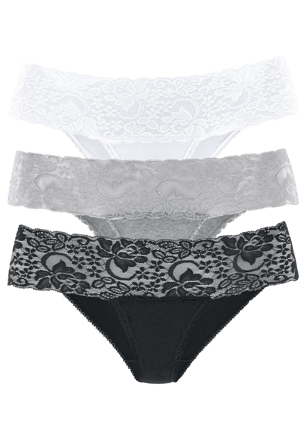 Трусы Vivance Brasil, цвет weiß, grau meliert, schwarz
Трусы Vivance Brasil, цвет weiß, grau meliert, schwarz