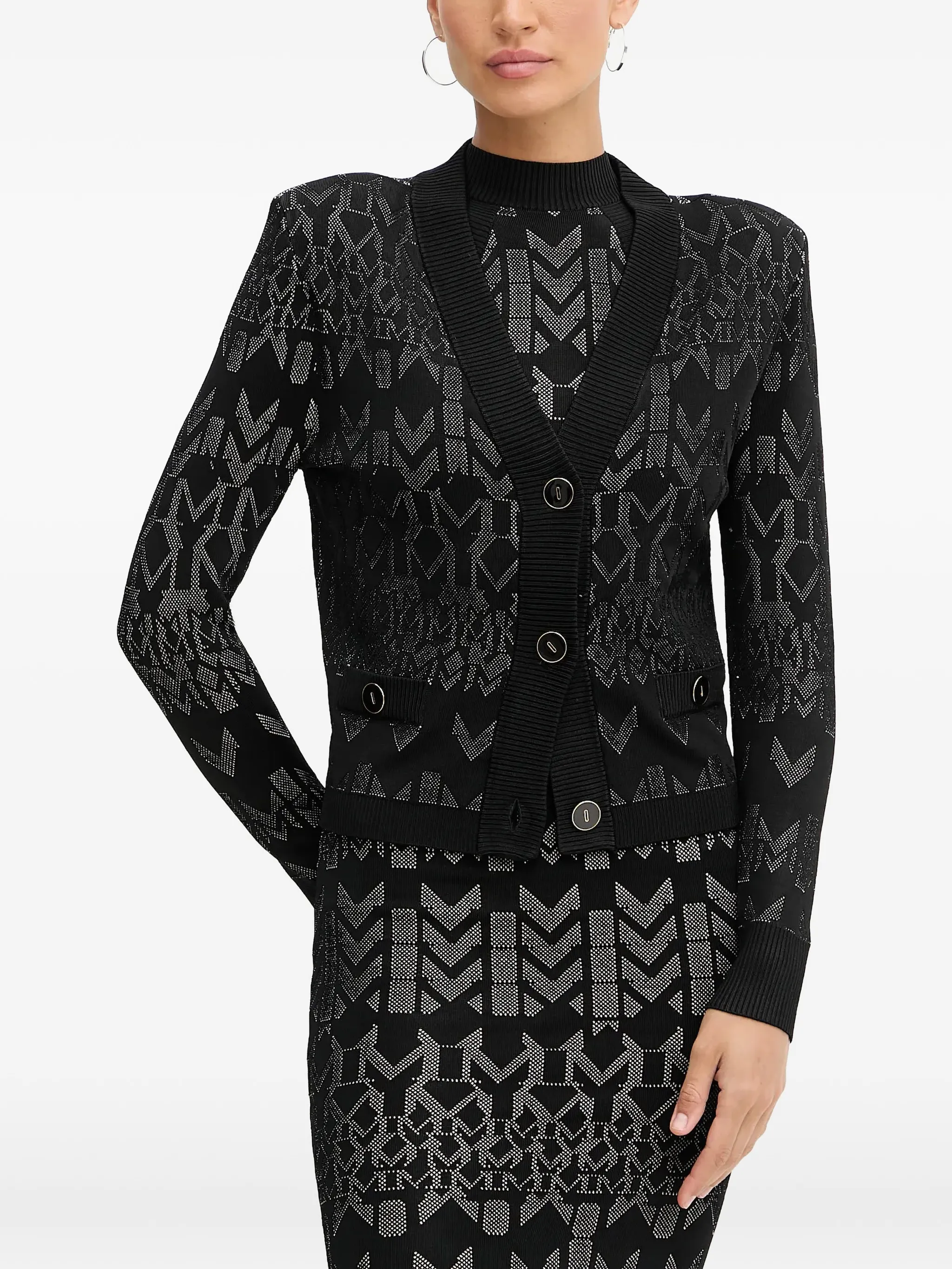 Кардиган с узором Marciano By Guess, черный
Кардиган с узором Marciano By Guess, черный