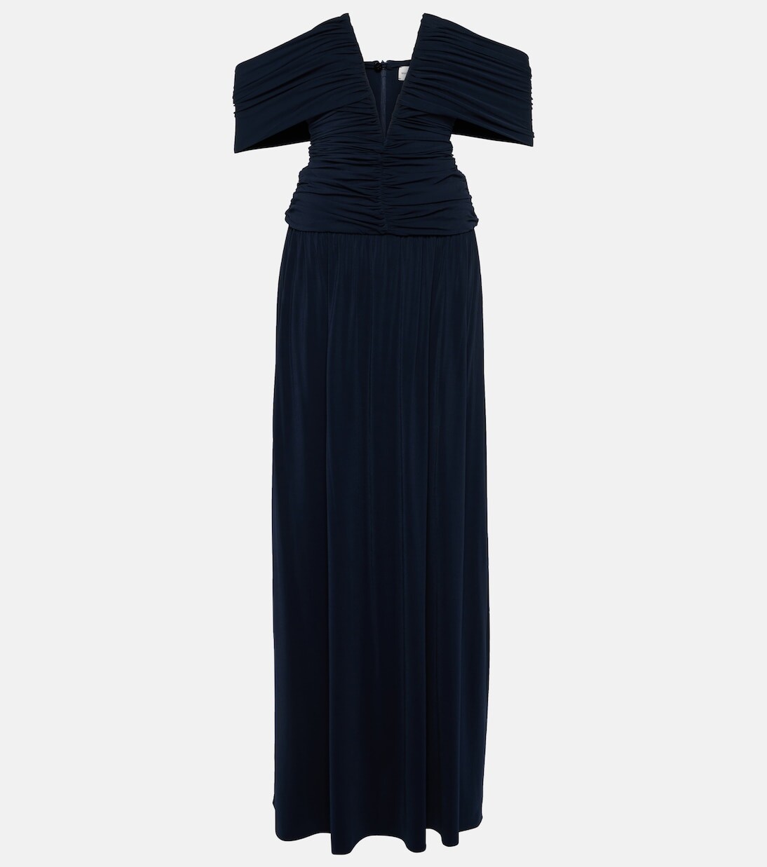 Платье миди с открытыми плечами Magda Butrym, синий
Платье миди с открытыми плечами Magda Butrym, синий