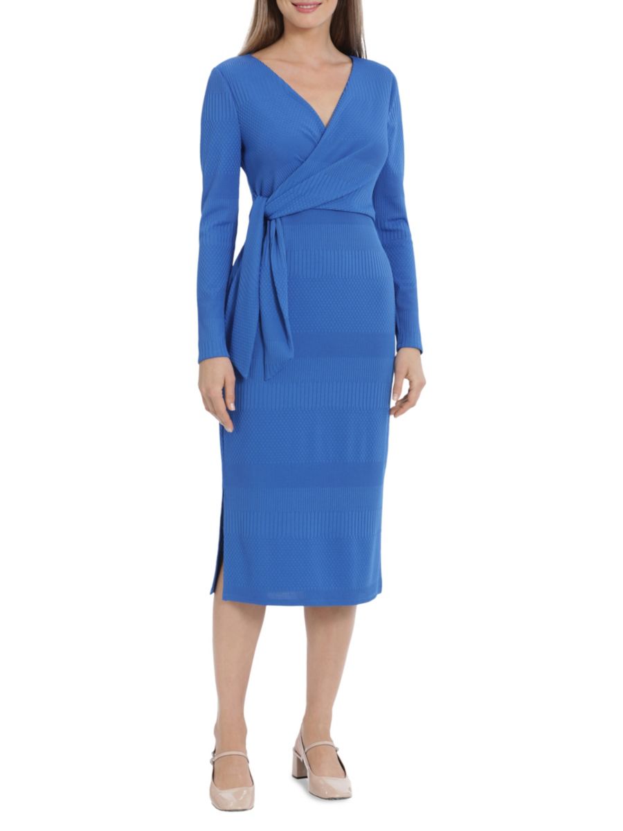 Платье-футляр миди с запахом Maggy London, цвет Princess Blue
Платье-футляр миди с запахом Maggy London, цвет Princess Blue