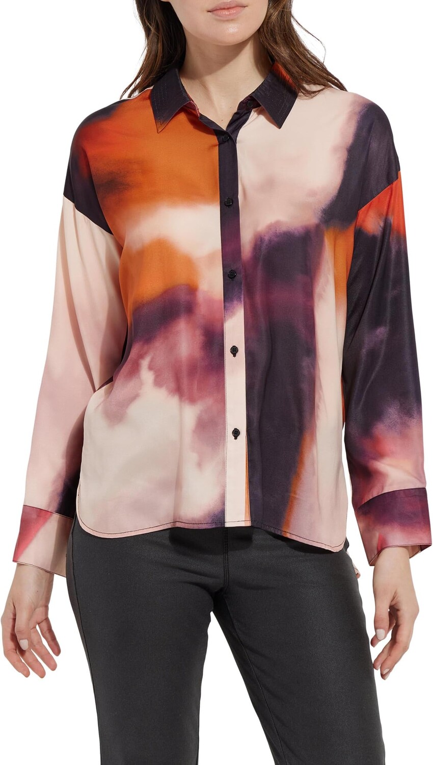 Рубашка Lysse Printed Stitched Satin Shirt, цвет Experimantal Paint
Рубашка Lysse Printed Stitched Satin Shirt, цвет Experimantal Paint