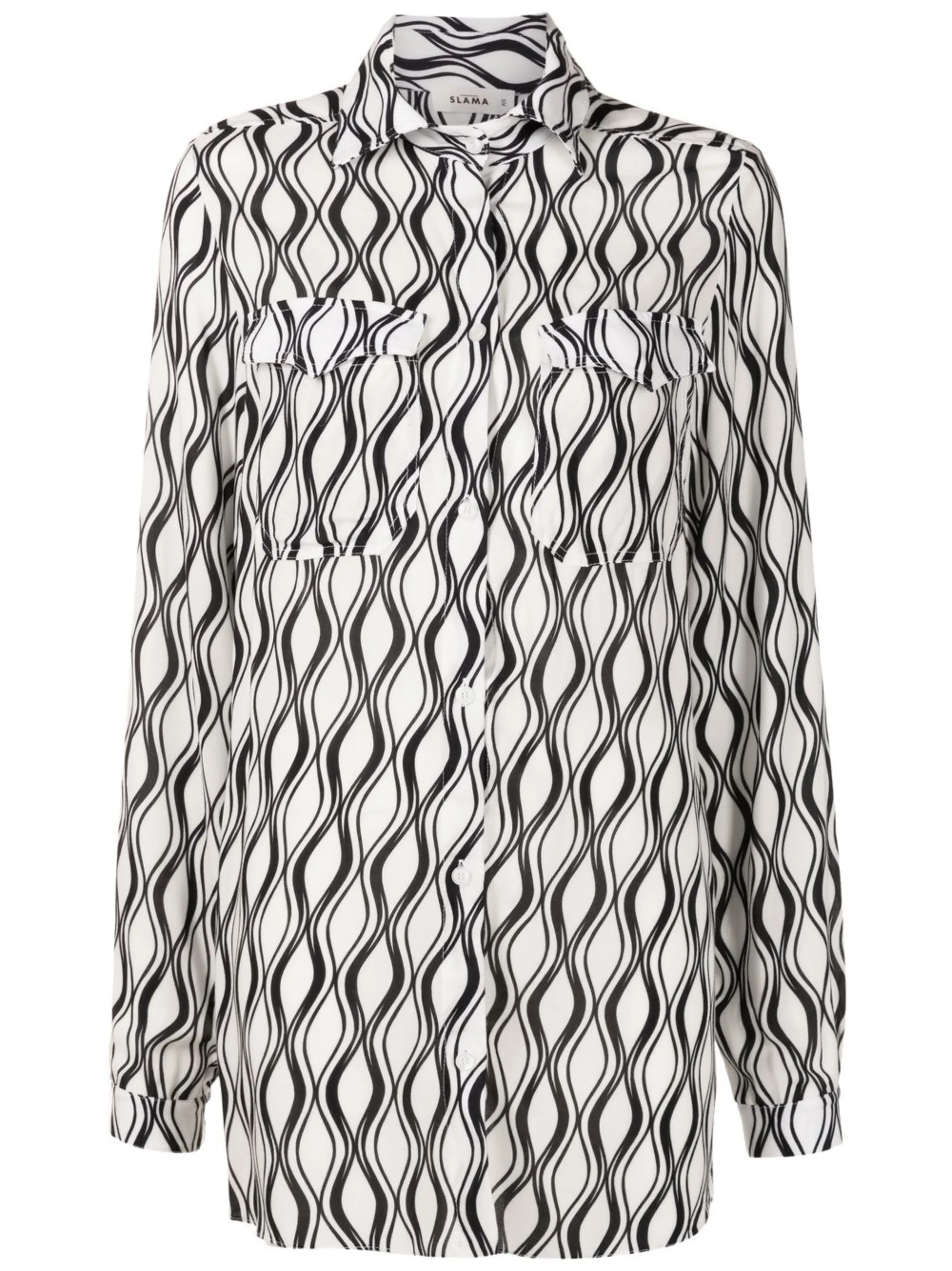 Длинная рубашка с принтом Amir Slama, черный
Длинная рубашка с принтом Amir Slama, черный