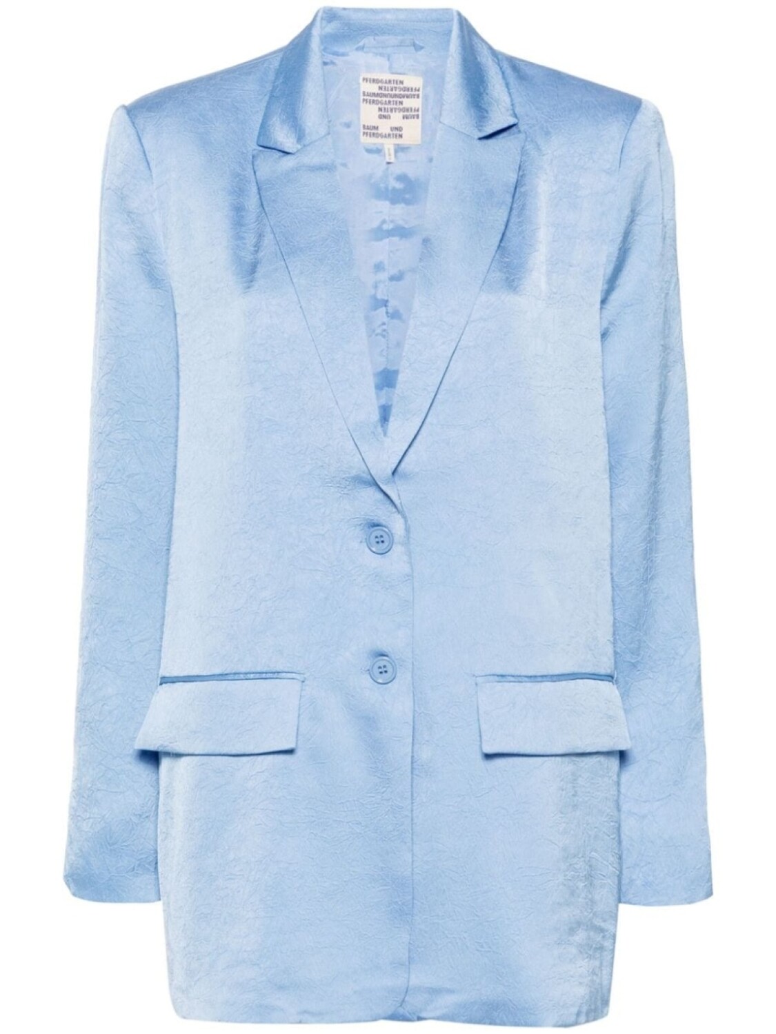 Baum Und Pferdgarten пиджак Bertha с жатым эффектом, синий
Baum Und Pferdgarten пиджак Bertha с жатым эффектом, синий