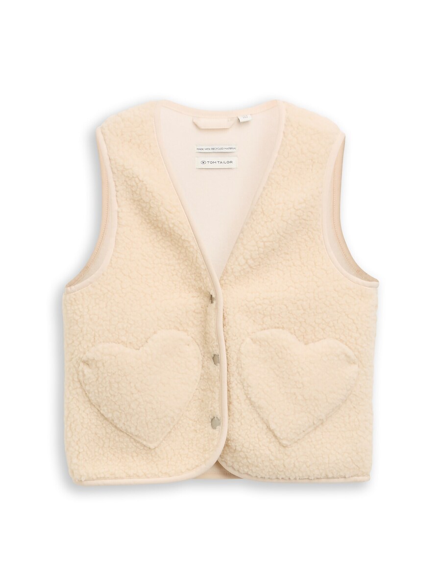 Жилет TOM TAILOR, кремовый
Жилет TOM TAILOR, кремовый