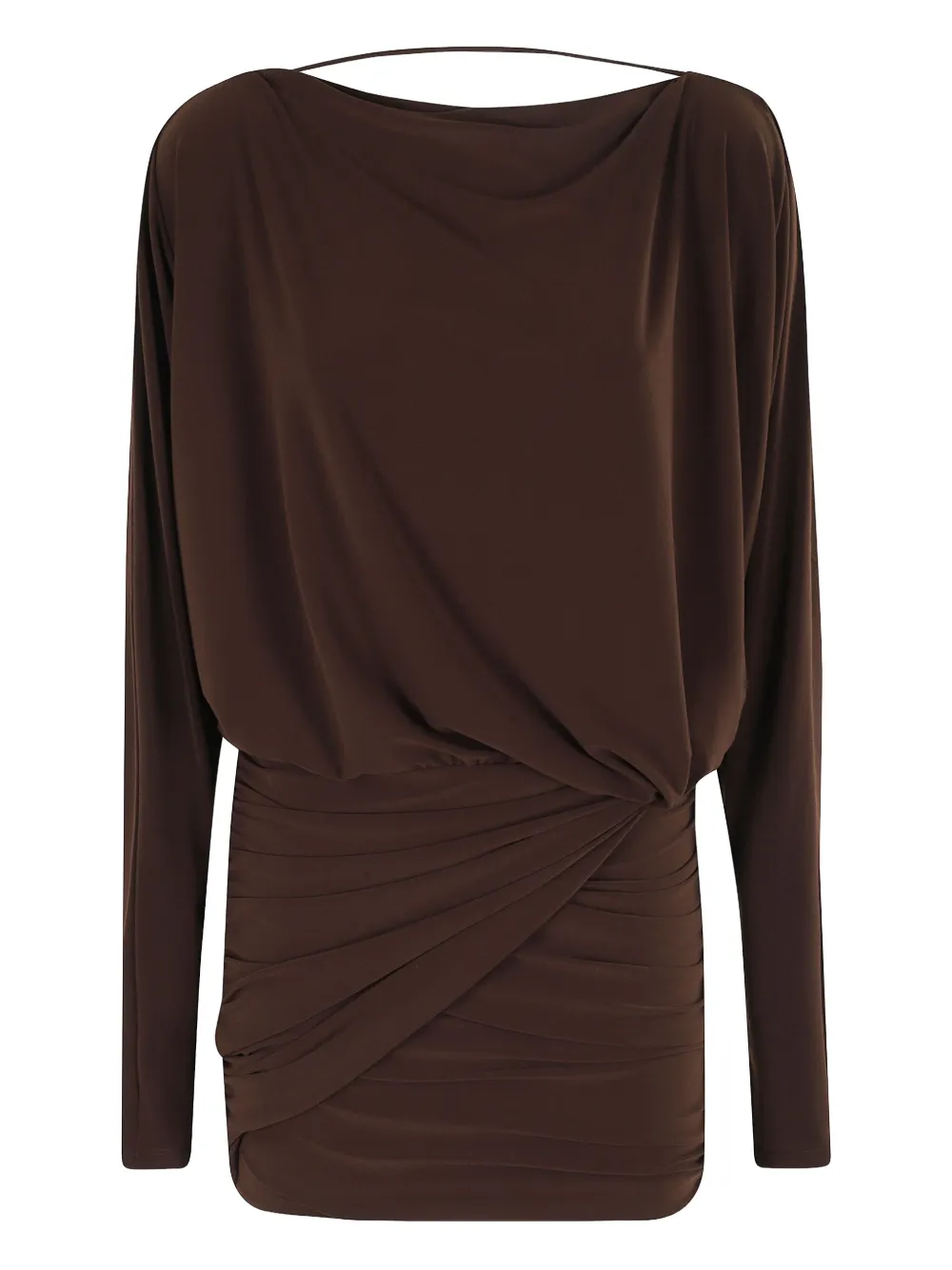 Мини-платье с драпированным вырезом «Вистерия» THE ANDAMANE, коричневый
Мини-платье с драпированным вырезом «Вистерия» THE ANDAMANE, коричневый