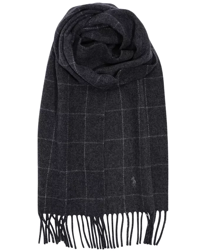 Мужской двусторонний шарф в клетку Polo Ralph Lauren, коричневый
Мужской двусторонний шарф в клетку Polo Ralph Lauren, коричневый