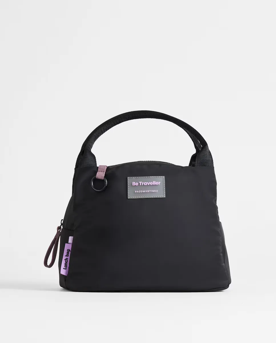 Маленькая черная сумка для обеда PACOMARTINEZ, черный
Маленькая черная сумка для обеда PACOMARTINEZ, черный
