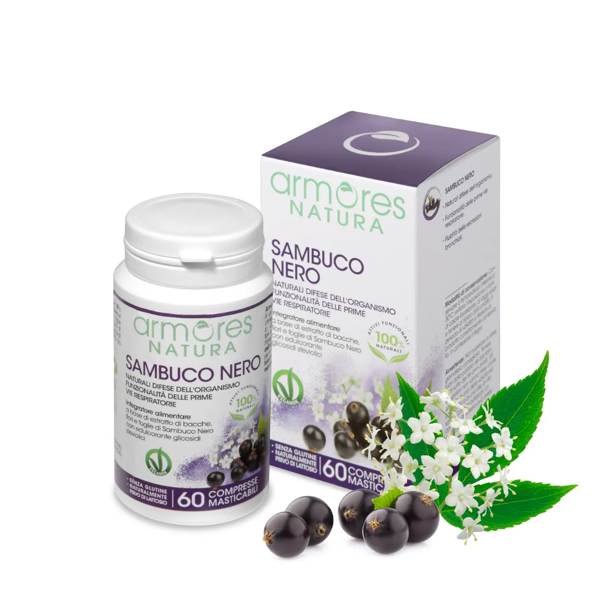 Armores Natura Черная бузина 60 таблеток
Armores Natura Черная бузина 60 таблеток