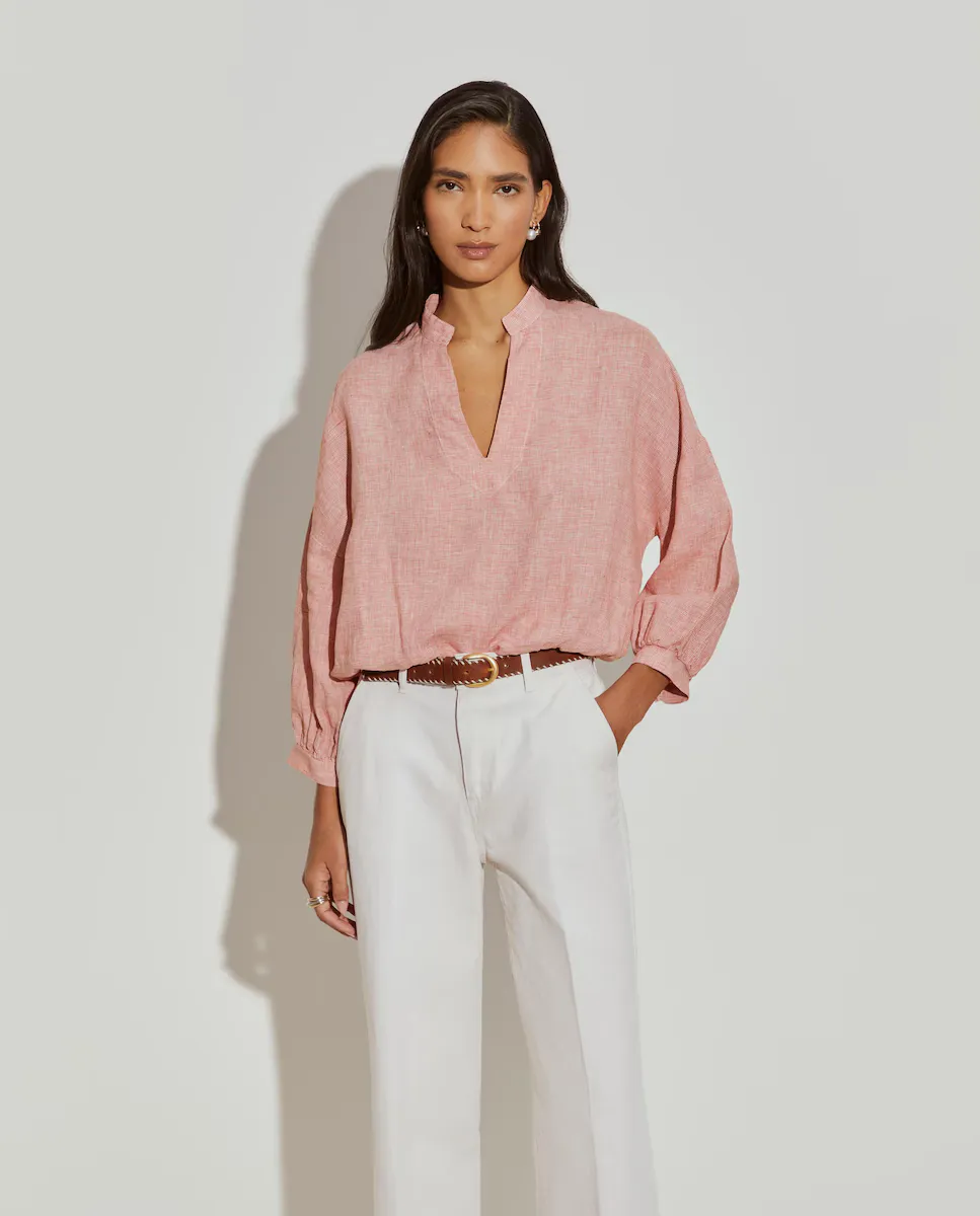 Блузка женская льняная с квадратами Lion of Porches, розовый
Блузка женская льняная с квадратами Lion of Porches, розовый