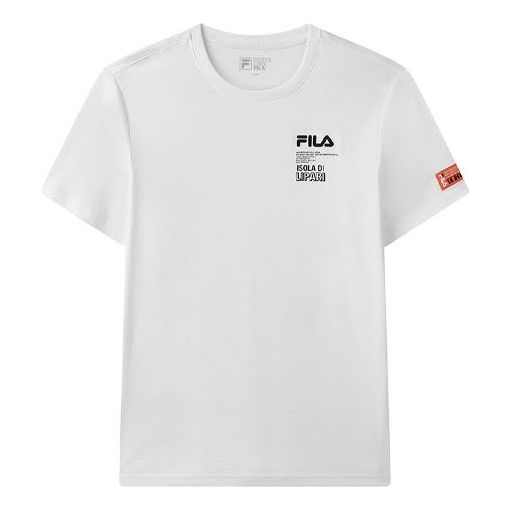 Футболка alphabet printing round neck short sleeve white Fila, белый
Футболка alphabet printing round neck short sleeve white Fila, белый