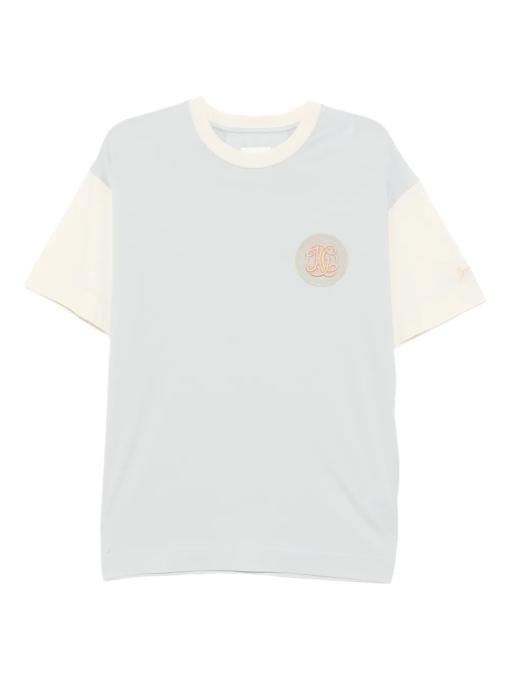 Футболка с вышитым логотипом Givenchy, синий 
Футболка с вышитым логотипом Givenchy, синий