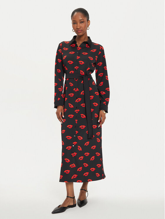 Платье-рубашка regular fit Ramona 2423226133 Marella, черный
Платье-рубашка regular fit Ramona 2423226133 Marella, черный