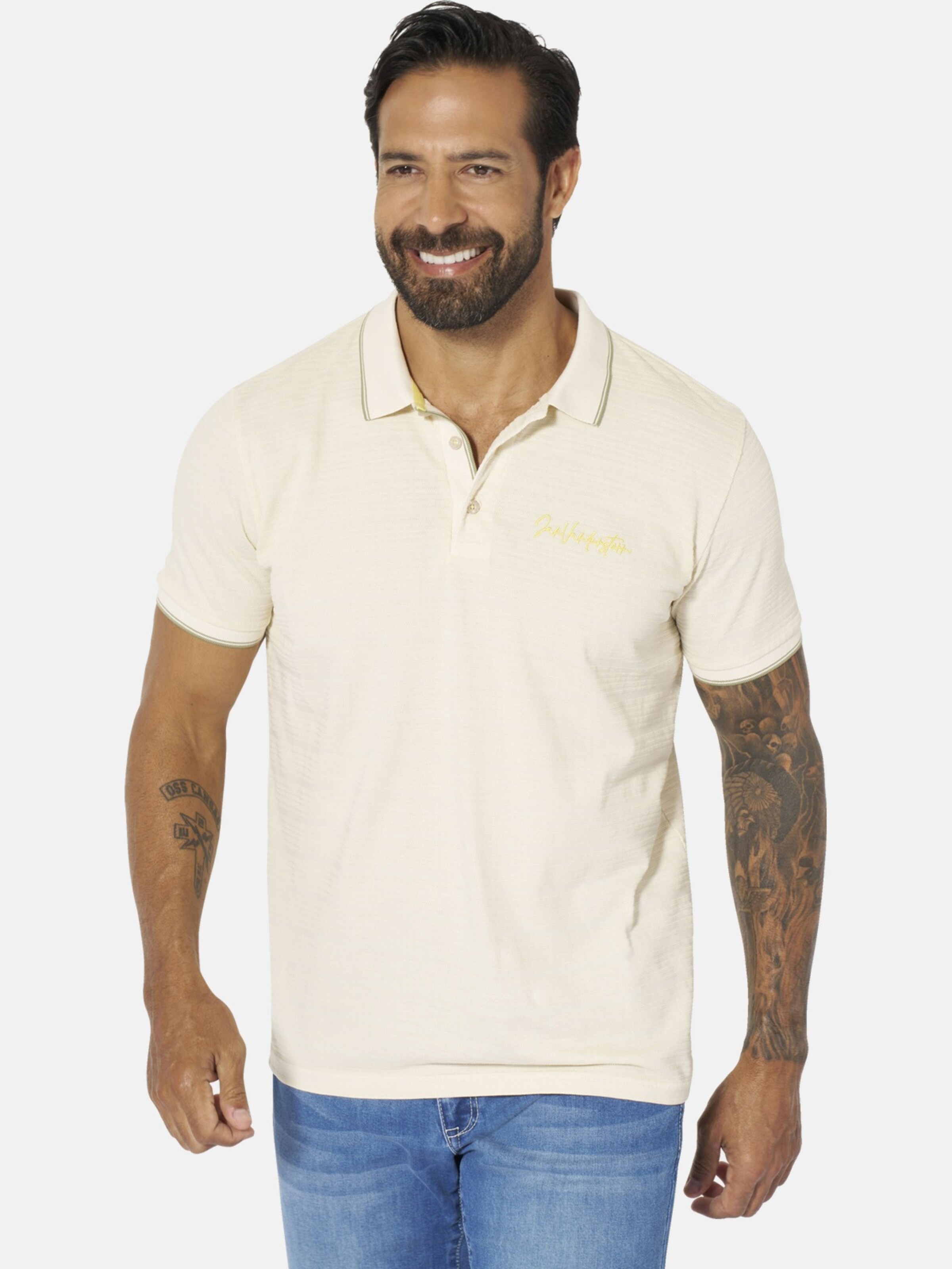 Jan Vanderstorm Футболка 'Wernhard' в пастельно-желтом цвете
Jan Vanderstorm Футболка 'Wernhard' в пастельно-желтом цвете