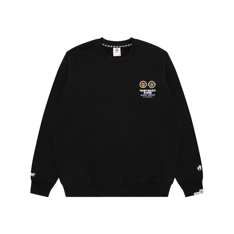 Aape Мужская толстовка BKX с круглым вырезом, черная, средней толщины, стандартного размера
Aape Мужская толстовка BKX с круглым вырезом, черная, средней толщины, стандартного размера