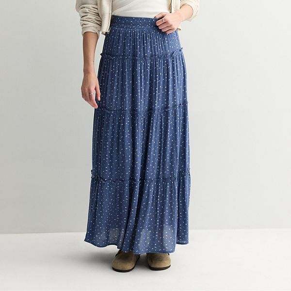 Юбка макси многоярусная Juniors So, Navy Stack Ditsy
Юбка макси многоярусная Juniors So, Navy Stack Ditsy