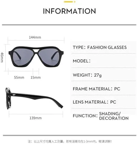 Женские овальные солнцезащитные очки в стиле ретро с двойным дужком, усовершенствованные и универсальные, модные мужские солнцезащитные очки UV400 MTZJH, Tea
Женские овальные солнцезащитные очки в стиле ретро с двойным дужком, усовершенствованные и универсальные, модные мужские солнцезащитные очки UV400 MTZJH, Tea