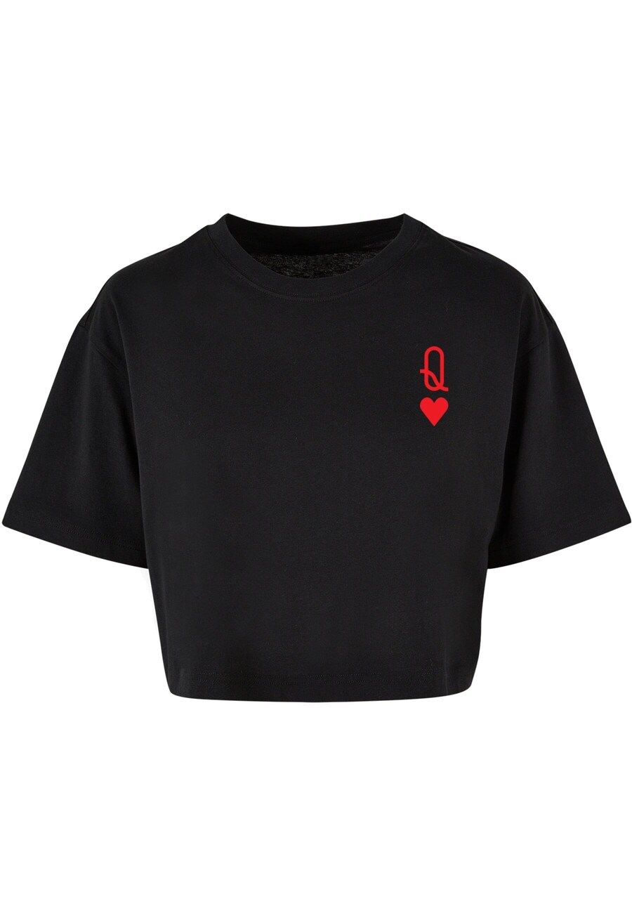 Футболка Merchcode Shirt Hugs & Love - Queen of Hearts, черный 
Футболка Merchcode Shirt Hugs & Love - Queen of Hearts, черный