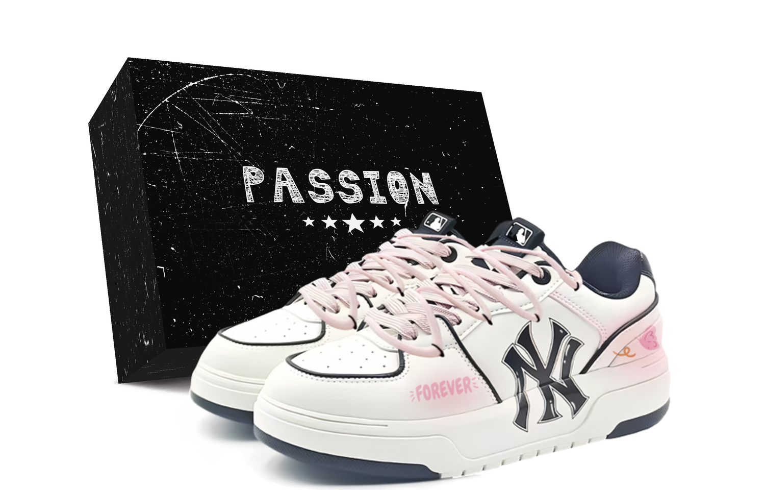 MLB Кроссовки для скейтбординга низкие Chunky Liner Romantic Date, розово-белые, унисекс
MLB Кроссовки для скейтбординга низкие Chunky Liner Romantic Date, розово-белые, унисекс