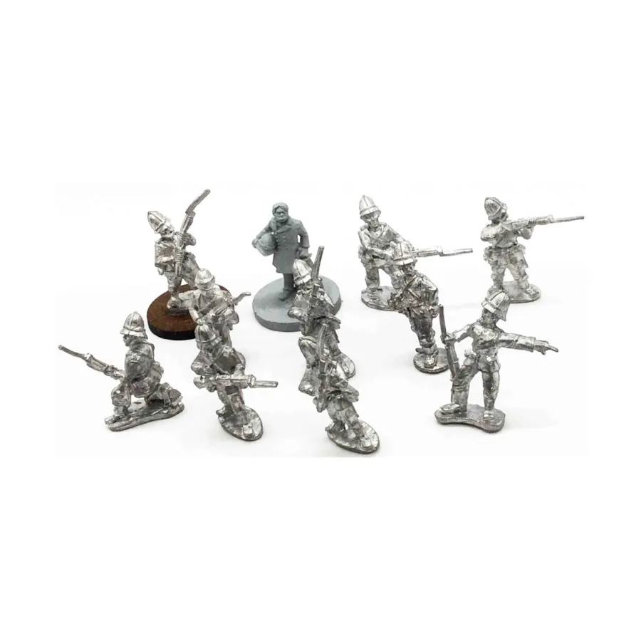 Zulu Wars - Британская пехота № 12, Colonialism - The Boer War - British - Loose Miniatures (25mm)
Zulu Wars - Британская пехота № 12, Colonialism - The Boer War - British - Loose Miniatures (25mm)
