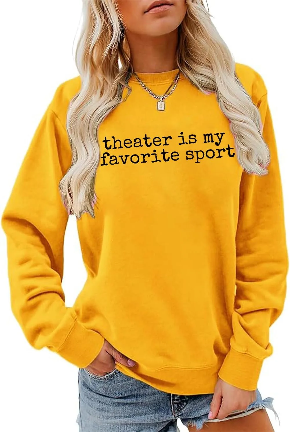 Толстовка с принтом "Theater Is My Favorite Sport" BTGRL
Толстовка с принтом "Theater Is My Favorite Sport" BTGRL